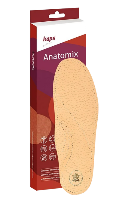 Kaps Anatomix Leather Insoles: Superior Support for Flat Feet